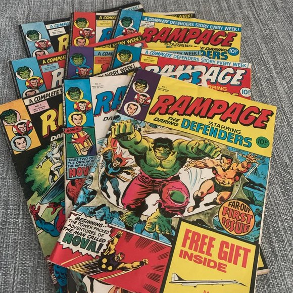 Marvel Other - Vintage Collectable Comic Book 9 Pack
